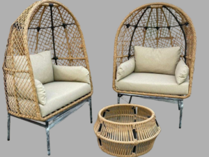 Set de Sillones Tumbonas Huevito