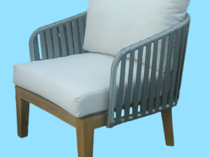 Poltrona Con Patas en Madera Exterior e Interior