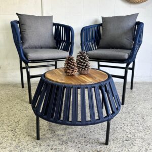Set de Terraza Azul Marino