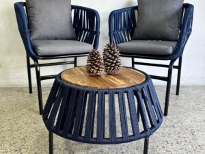 Set de Terraza Azul Marino