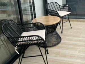 Set de terraza Metálico y PVC
