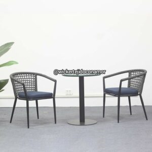 Set de Terraza En Aluminio y Cordón