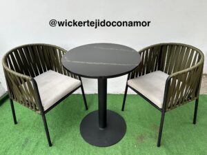 Set de Terraza en Hierro y Reata