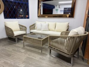 Sala exclusiva en cordón Importado reata ovalada Poliester