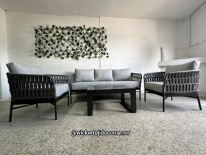 Sala de Interior o Exterior bajo techo en Aluminio y Cordón